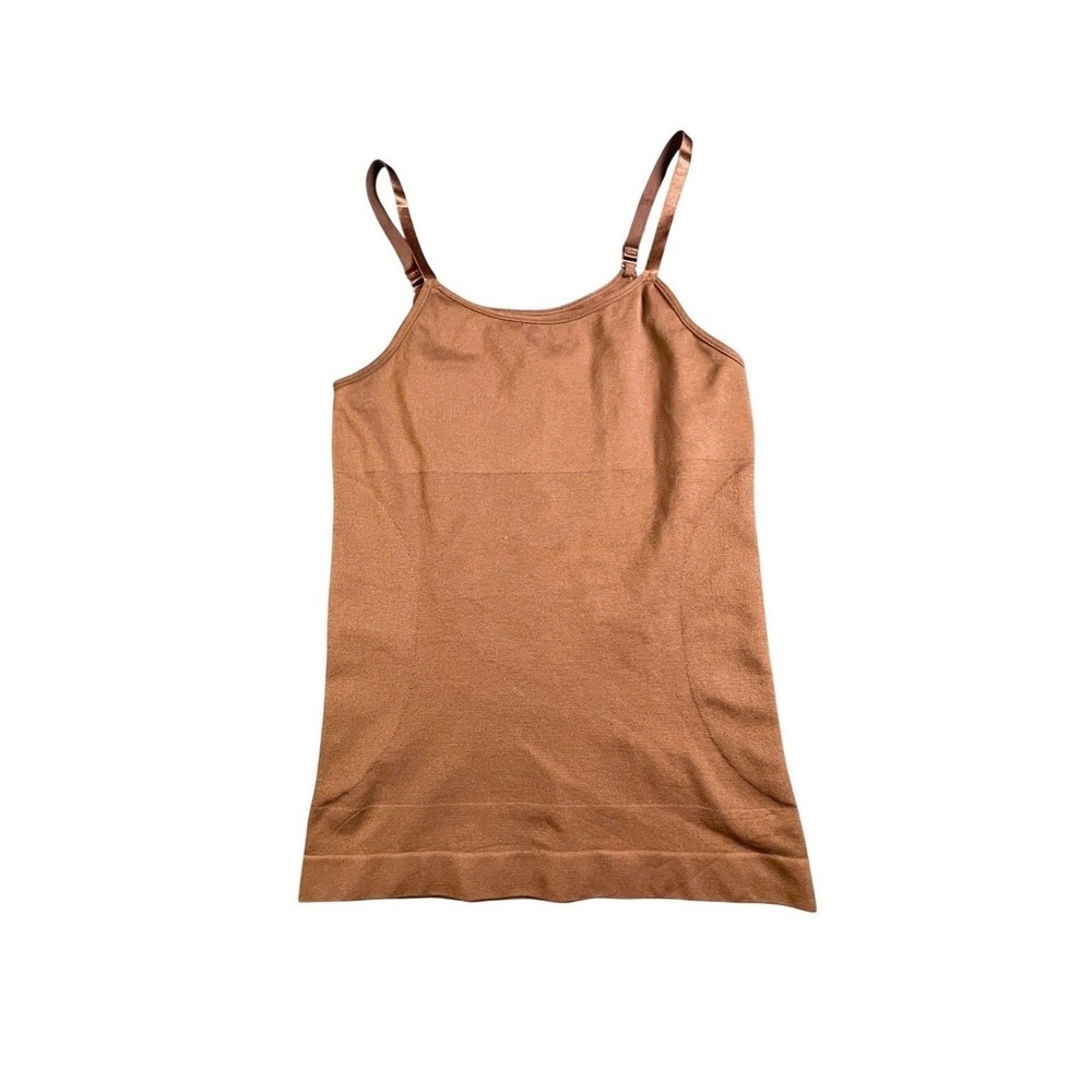 NWOT Shapermint Essentials Womens Brown All Day Every Day Scoop Neck Camisole XL